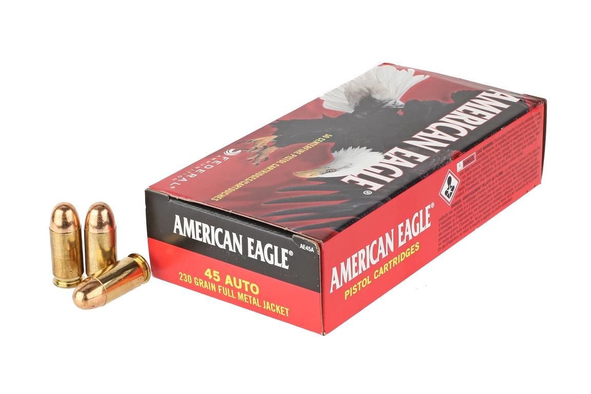 Federal American Eagle .45 ACP 230 Gr FMJ - Box Of 50